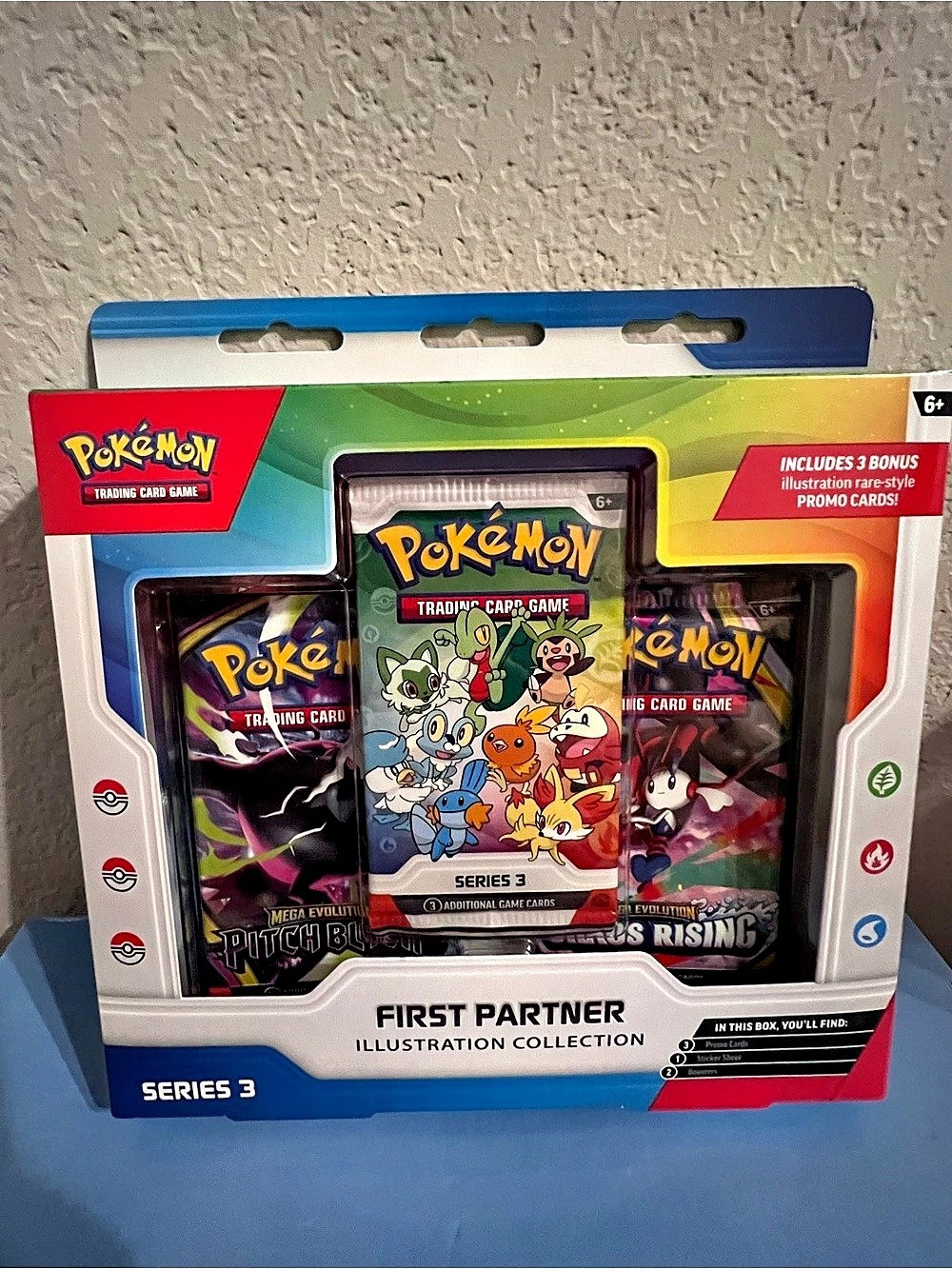 Authentic Pokémon Factory Sealed First Partner Illustration Collection Series 3